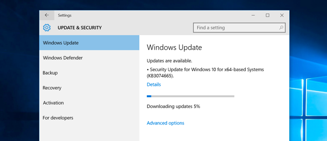 How to disable automatic windows update in windows 10